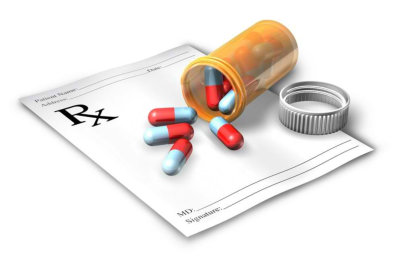 prescription with medicine